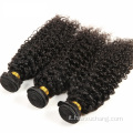Curly virizzato non trasformato 100% Bundle di capelli umani a buon mercato indiano Vergine Naturale Remy Extension Venditori